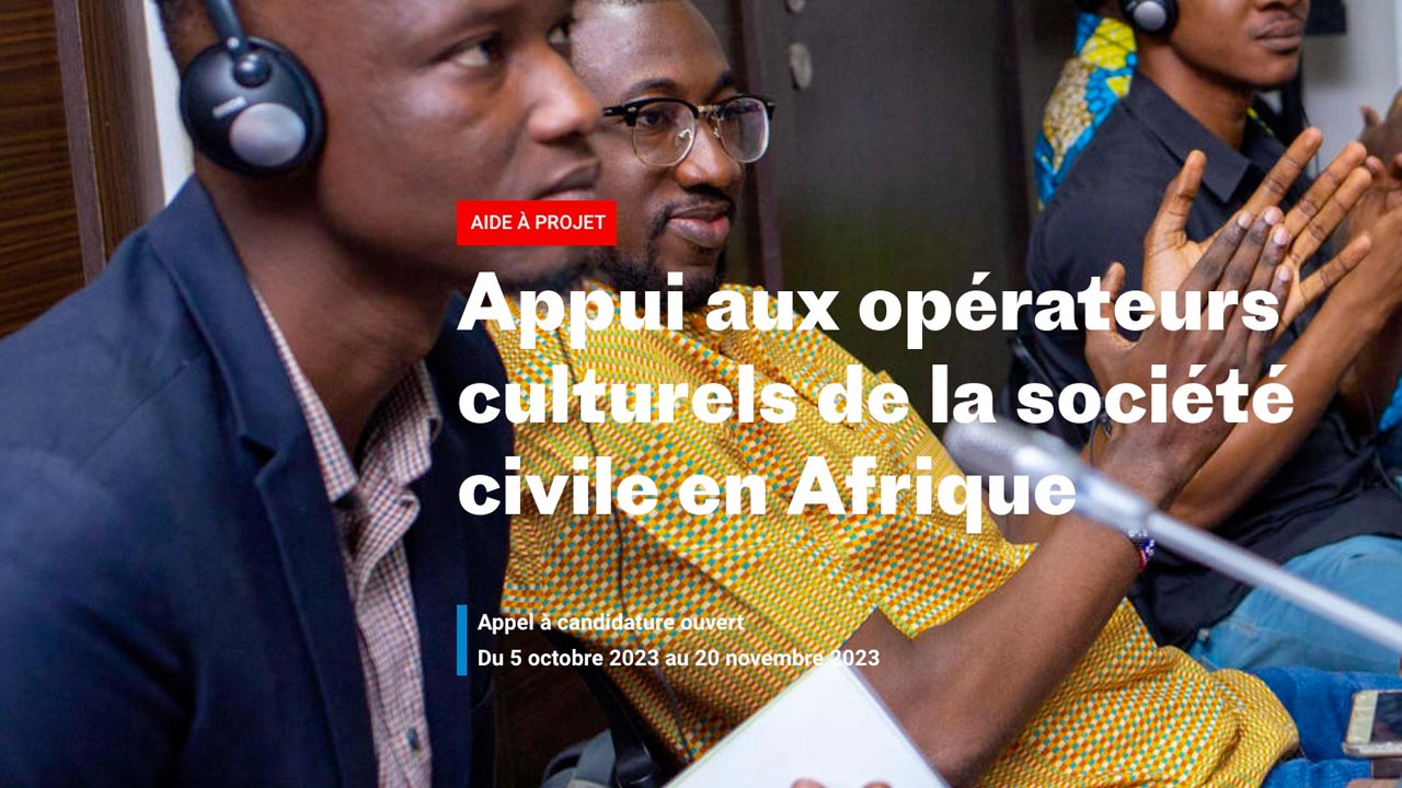 ICC : L’Institut français apporte un Appui aux opérateurs culturels en Afrique