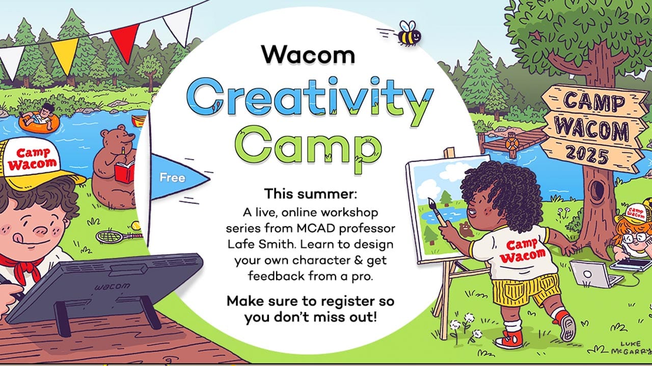 Animation : Wacom ouvre un Creativity Camp pour les jeunes créatifs
