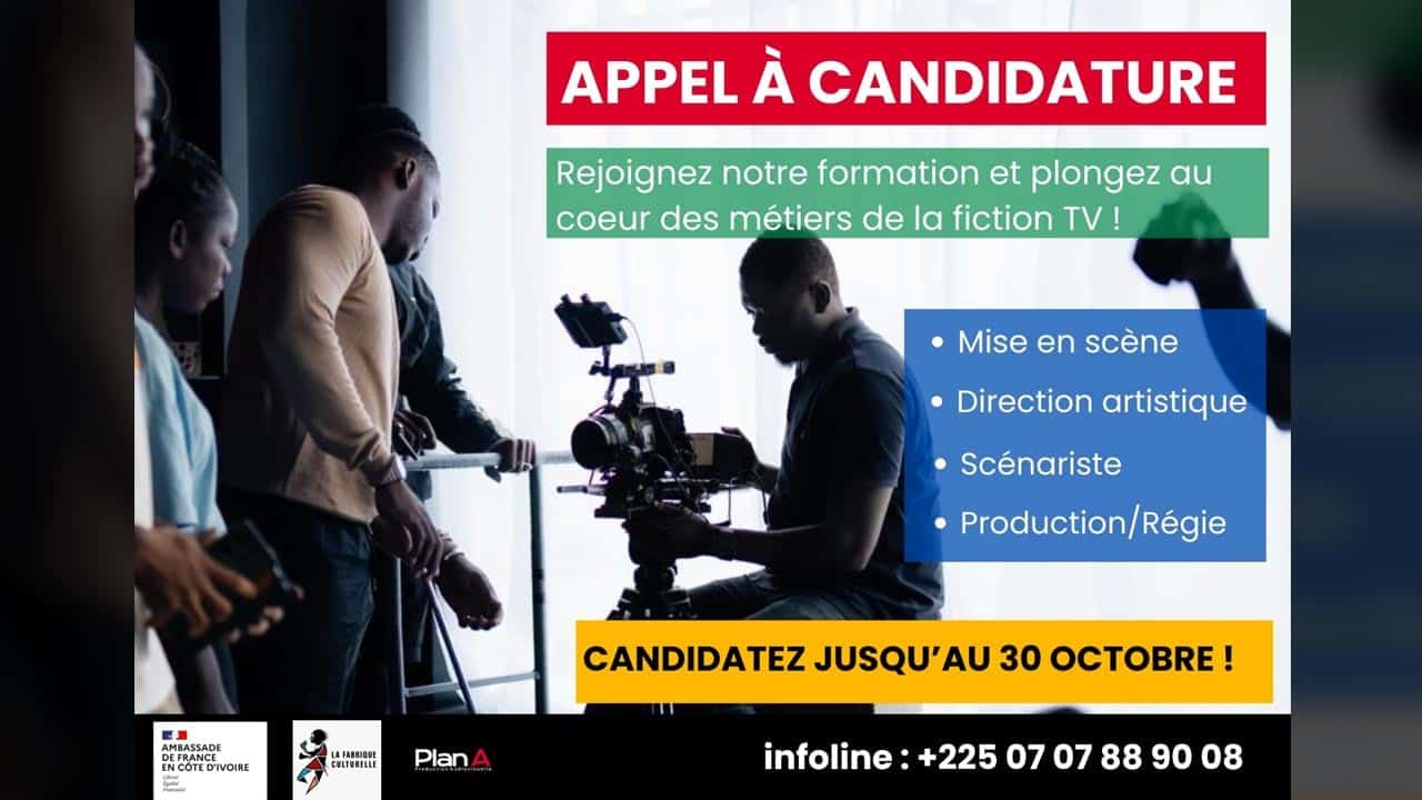Cinéma: la Fabrique Culturelle et Plan A lancent un programme de formation d’un an et demi dédié aux métiers de la fiction télévisée