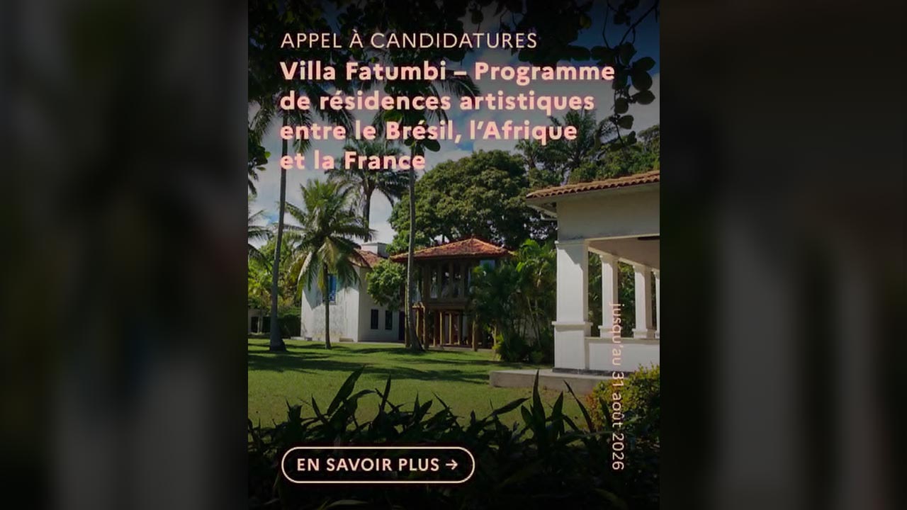 Culture : la Villa Fatumbi ouvre ses premiers appels à candidatures pour des résidences artistiques internationales