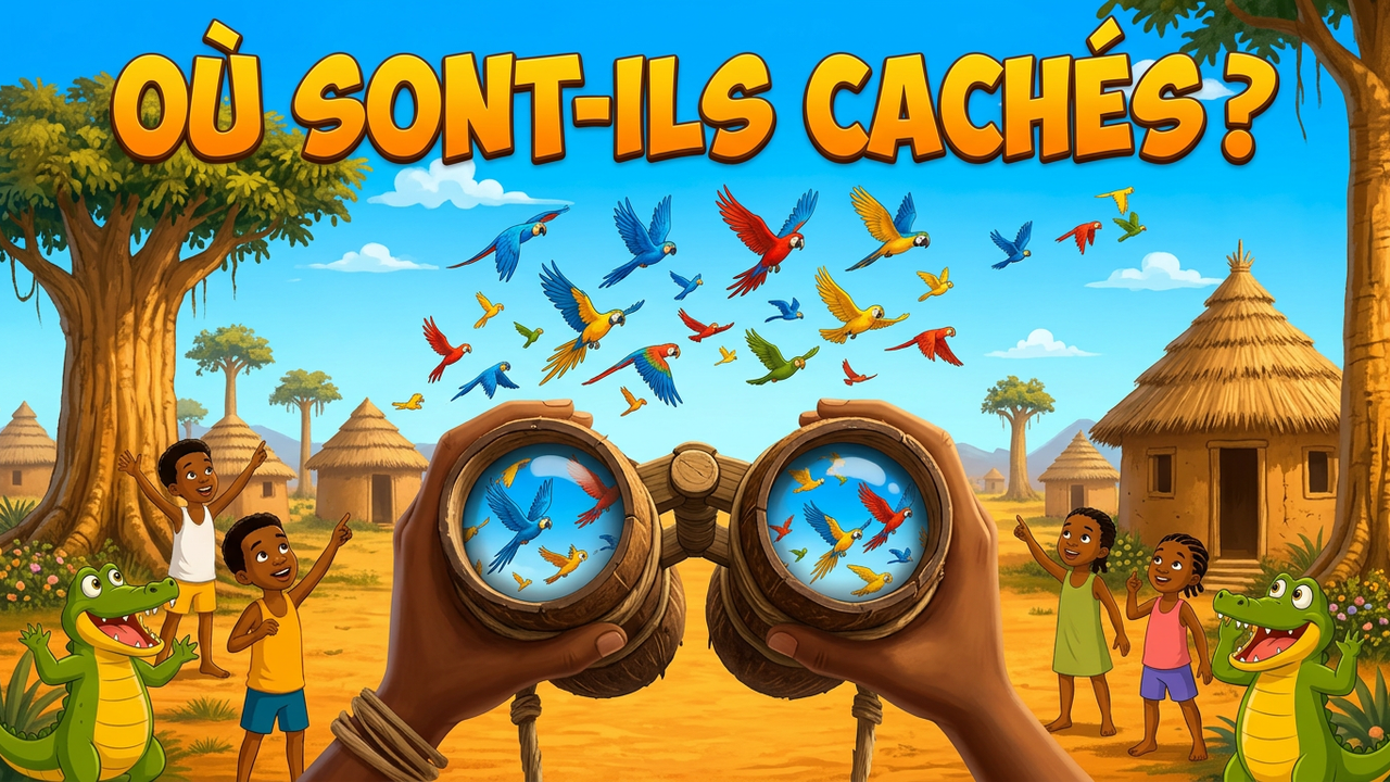 Les Oiseaux Volent 🐦 | Comptine Africaine pour Enfants | Chanson Éducative | Afrika Comptines 🎵